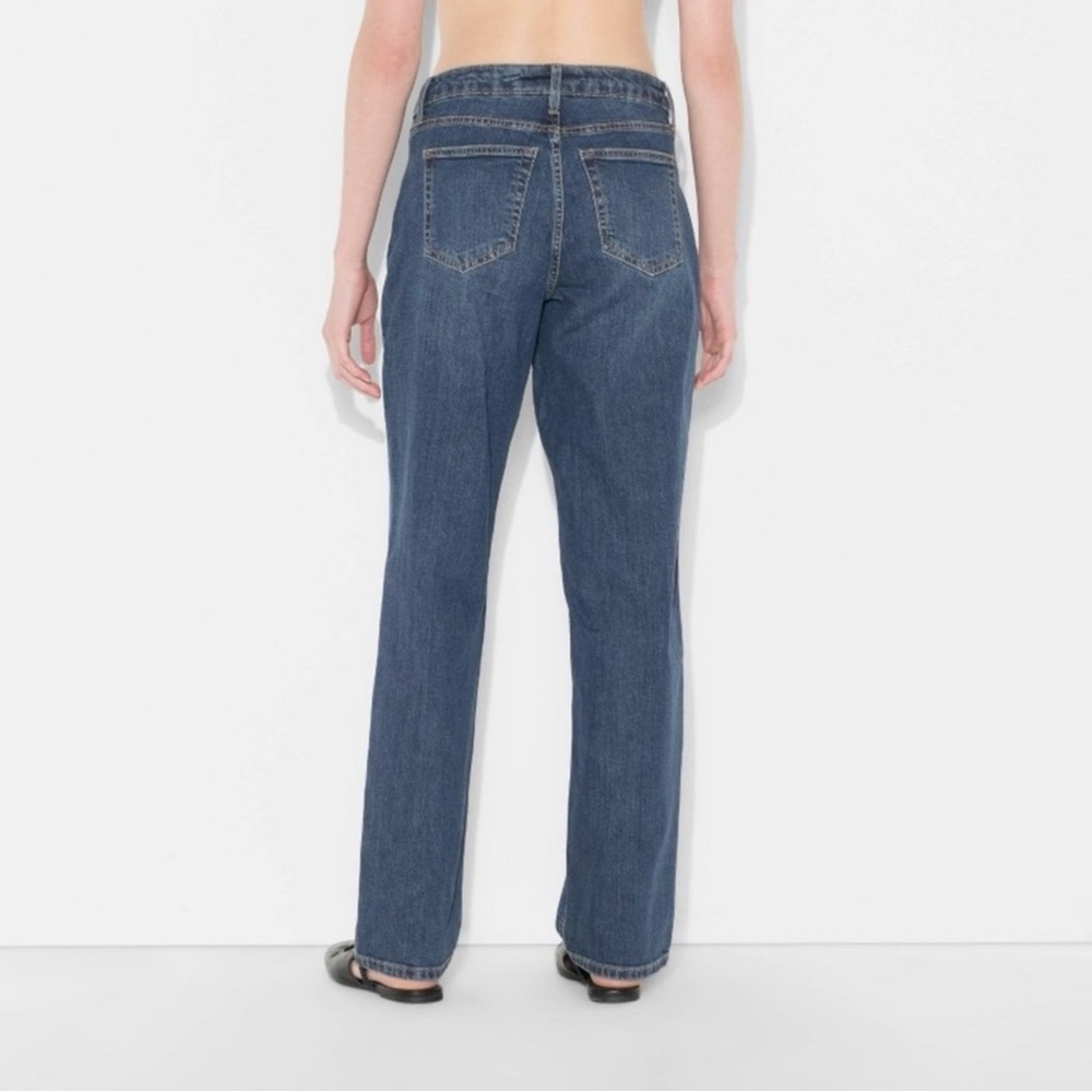 Wild Fable Size 12 Easy Rigid Curvy Straight Jeans - Picture 2 of 8